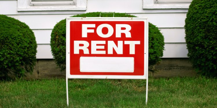 For rent sign large