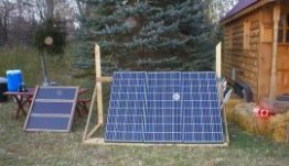 Bellows tiny home solar pannels