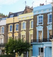 Colorful Houses in Primrose Hill