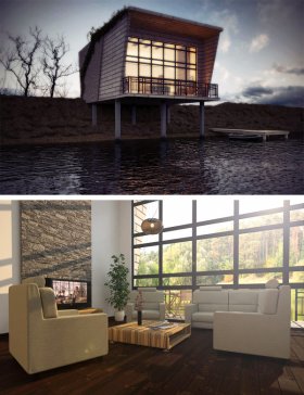 lake house behance