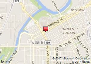 Map of Avis Location:Fort Worth Downtown