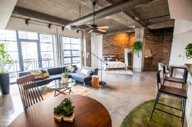 Studio, Post Addison Circle Apartments, Dallas. Image via RENTCafé